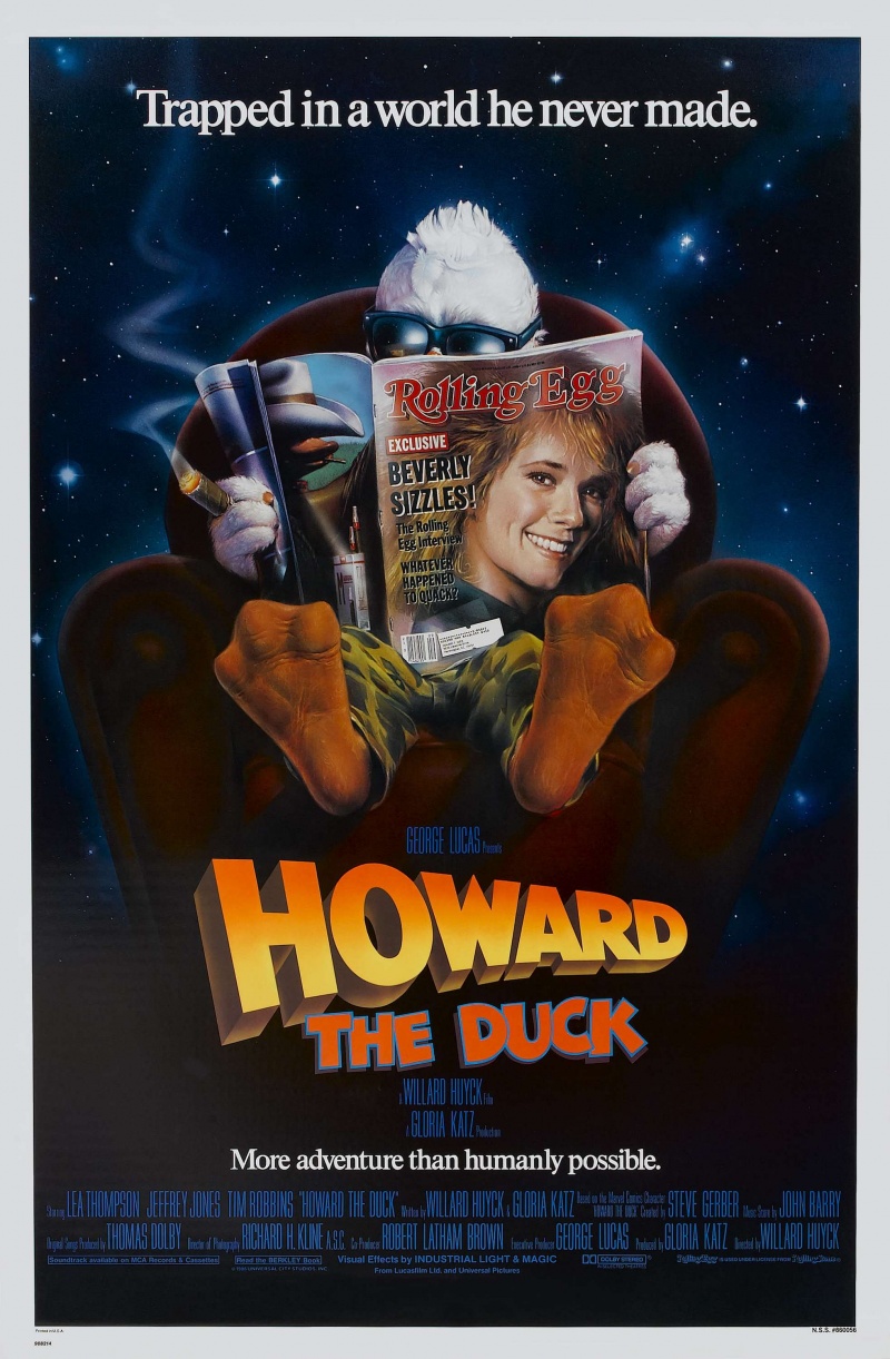 Говард-утка (1986) постер